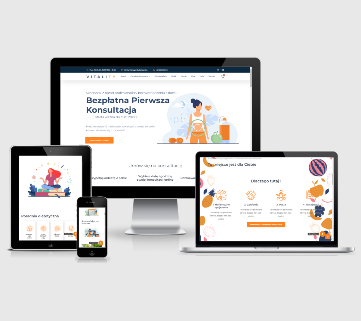 nowoczesna, profesjonalna strona internetowa